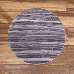 Стол кофейный, 41×41×55 см, алюминий, мрамор