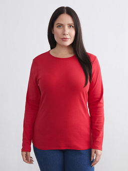 Bisiklet Yaka Kad?n Ti??rt