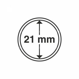 Капсула CAPS для монет диаметром 21 мм LEUCHTTURM 327401