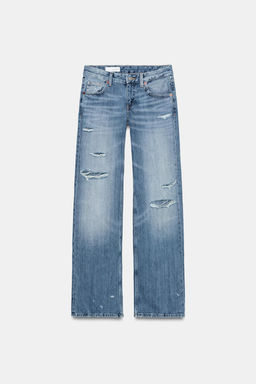 TRF MID-WAIST BAGGY JEANS - Zara фото 16
