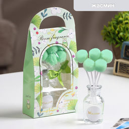 Диффузор ароматический с декором «Весенний», 30 мл, жасмин, «Богатство Аромата»