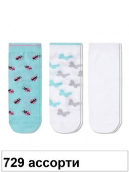 Носки дет.TIP-TOP 5С-11СП (3 пары) р.16-18 (27/3) - 729 ассорти