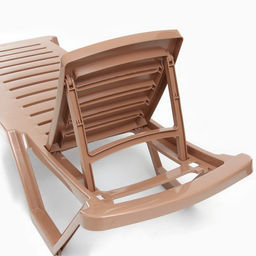 Шезлонг «Модерн» 187×63×43 см, коричневый