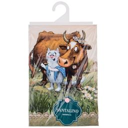 ПОЛОТЕНЦЕ СИНИЕ КОТЫ. ПРО ЛЮБОВЬ ,40Х70СМ, 100 - Lefard фото 2