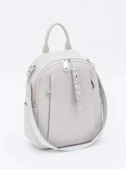 Рюкзак 19017 gray white Polina&Eiterou