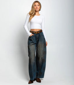 Джинсы #КТ31110, синий