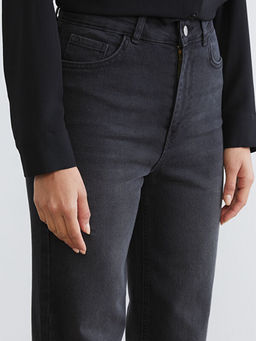 Straight Fit Kad?n Jean Pantolon
