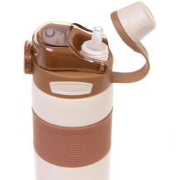 Термос 600мл "Фитнесс", цвет молочный
