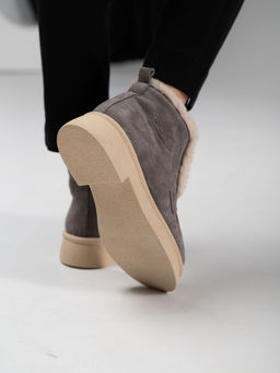 Ботинки EDART 307.florida be. серый замок замша/шерсть - Ed'art фото 16