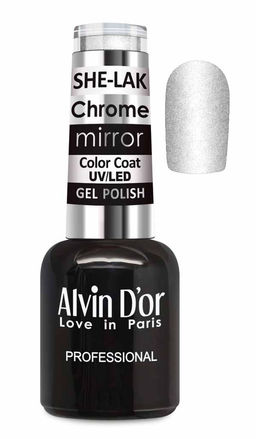 Alvin Dor Лак SHE-LAK Chrome mirror тон 6301 8мл