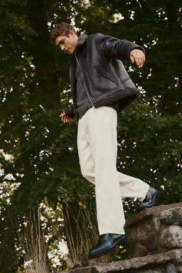 Cazadora con ribete de borreguito Regular Fit - H&m фото 5