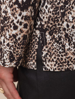 Блузка из вискозы с принтом VILATTE