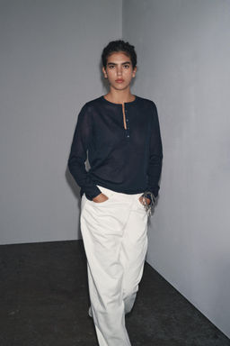 PLAIN KNIT SWEATER - Zara фото 4
