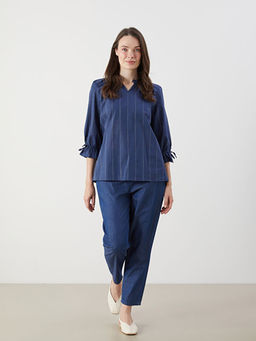 Beli Lastikli Mars Flare Kad?n Jean Pantolon