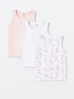 Bisiklet Yaka Bask?l? K?z Bebek Atlet 3l?