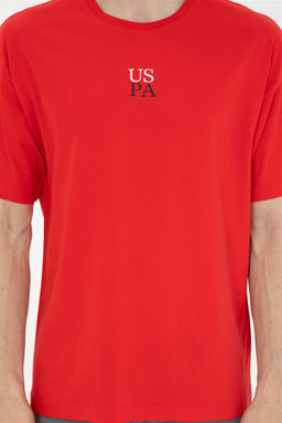 Мужская красная футболка - U.s. polo assn фото 6