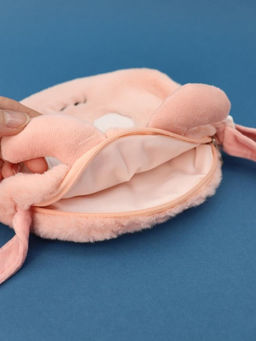 Сумочка плюшевая "Tiny pals", pink (15*20 см)