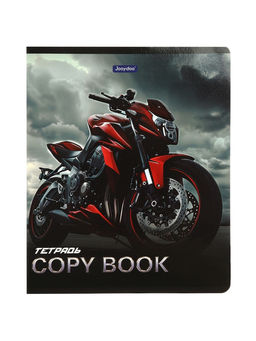 Комплект 12 тетрадей, 48 листов, клетка, 60гр, 4 вида, Автомото,софтач с выборочным уф-лаком   10968