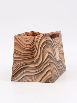 Цена за 2 шт. Пакет подарочный с широким дном «Подарок», 25 × 19 × 18 см