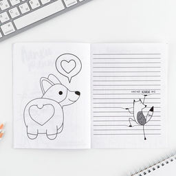 Цена за 10 шт. Блокнот раскраска 12 л., 130×180 «Енотик»