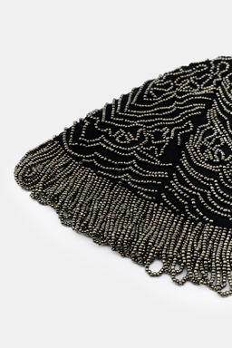 BEADED FRINGED CAP - Zara фото 2
