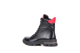Ботинки EDART 227.V.astra15bl.black+red/шерсть