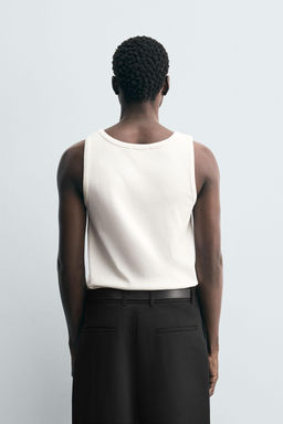 LABEL TANK T-SHIRT - Zara фото 3