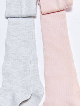 Basic K?z ?ocuk K?lotlu ?orap 2li - Waikiki фото 2