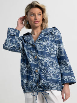 Пыльник Летний день (бело-синий) Б15182-8М - Lt collection фото 10