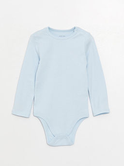 Bisiklet Yaka Uzun Kollu Unisex Bebek ??t??tl? Body 2li - Waikiki фото 2