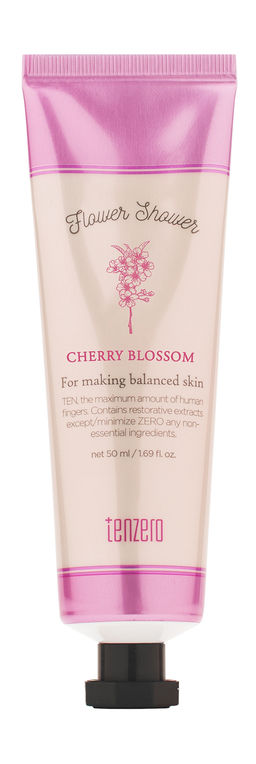 Крем для рук и ногтей с ароматом вишнёвого цвета - Flower Shower Hand & Nail Cream Cherry Blossom, 50мл