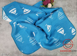 Байковое одеяло с принтом