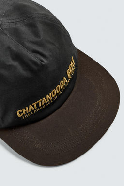 EMBROIDERED FLAT PEAK CAP - Zara фото 6
