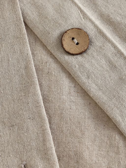 Пододеяльник 1.5-спальный SL Home Linen collection, 180220 см, бежевый, полулён - Sima-land home фото 5