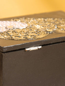 Шкатулка «Сердца», 18×12×8 см, МДФ