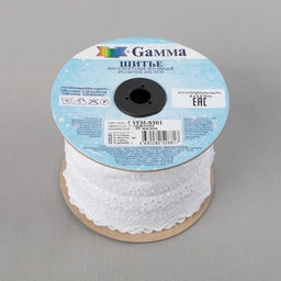 Шитье Gamma 95 мм GYEM-9501 в рулоне 9 м 0.2 м Турция белый