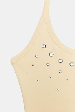 TOP HALTER TACHAS / Amarillo