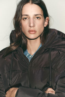 WATER AND WIND PROTECTION SHORT PUFFER ANORAK - Zara фото 6