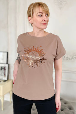Футболка Rumoda 2195 капучино  фото 8
