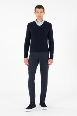 Мужские темно-синие брюки из плотной ткани Неожиданная скидка в корзине - U.s. polo assn фото 3