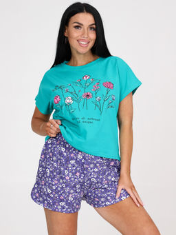 231 ПИЖАМА ЖЕНСКАЯ (шорты) - А-дина фото 4