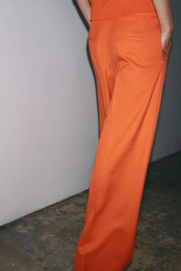 ZW COLLECTION WIDE-LEG DARTED TROUSERS