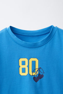 CAMISETA ESTAMPADA TEXTO / Azul - Zara фото 3