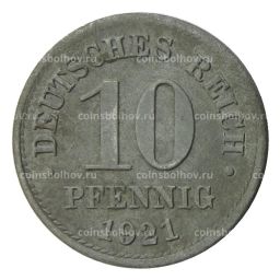 10 пфеннигов 1921 года Германия