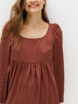 Платье 123.050027/бордовый - Seven senses фото 2