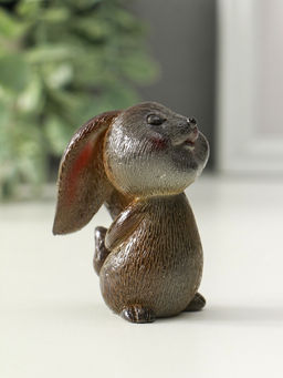 Фигурка для чайной церемонии "Милый кролик" меняет цвет 5х3,5х7 см