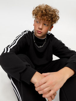 КБ 302930/черный 1413 джемпер (свитшот) дет