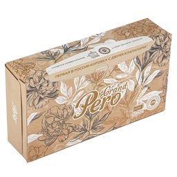 Салфетки бумажные GrandPero non-stop , 2-х слойные 20х20см, 100 штук в коробочке, цвета микс1: Розовый туман + Сонет + Малахит + Дамасск (Россия) - Домашняя мода фото 4