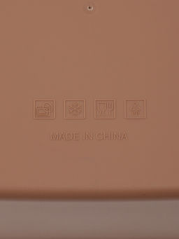 Ланч-бокс "Завтрак", 3 отделения, вилка и ложка, размер 16х15,5х8 см, цвет коричневый