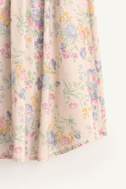FLWRS SKRT CTTN / Crudo medio - Zara фото 9